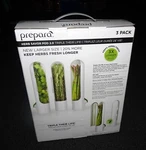Herb-savor Pods By Prepara Set Of 3 Extend Life Fresh Herbs 10". Fixed Price $37.99.