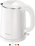 Stainless Steel Double Wall Electric Kettle Water Heater For Tea Coffee W/auto. Fixed Price $39.20.