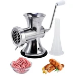 Manual Meat Grinder Hand Crank Stainless Steel Mincer Sausage Maker Kitchen Tool. Fixed Price $55.75.