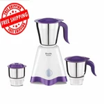 Preethi Crown Steel 3-JAR Mixer Grinder, 500-WATT,WHITE And Purple MG-205,. Fixed Price $264.03.