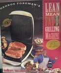 George Foreman Lean Mean Fat Reducing Grilling Machine Xl Family GR20 White Nob. Fixed Price $48.00.