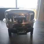 Vtg Webalco 11 Electric Skillet 17884 Stainless Steel W/ Dome Lid No Cord. Fixed Price $25.00.