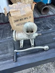 Chop Rite Pottstown Pa Cast Iron Meat Grinder #12 Sausage Mincer Table Mount. Fixed Price $47.96.