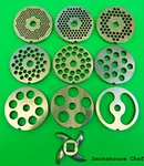 #22 Pick Size With Knife Meat Grinder Plate Disc Lem Cabelas Hobart Weston Etc. Fixed Price $39.75.