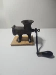 Vintage Enterprise No. 12 Tinned Meat Chopper Grinder, Marked 1387 On Crank. Fixed Price $59.00.