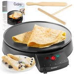 12" Griddle & Crepe Maker, Non-stick Pan With Batter Spreader Recipe .... Fixed Price $62.12.