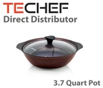 Techef - Pan Soup Pot 3.7 Quart. Fixed Price $39.99.