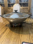 Vintage West Bend Stainless Electric Wok Qt Made Usa Works Box 80006. Fixed Price $89.95.