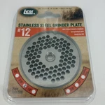 Lem Grinder Plate 4.5MM #12 (3/16") 2-3/4" Diameter Stainless Steel. Fixed Price $19.99.