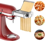 Kitchenaid Pasta Maker Attachment 3-IN-1 Roller, Spaghetti & Fettuccine Cutter. Fixed Price $99.99.