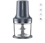 Multi-functional Vegetable Chopper, 8 Stainless Steel Blades, Push, Gray/green. Fixed Price $39.99.