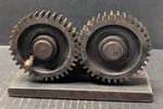 Vtg Hand Crank Desk Decor Steel Gears On Base The Original Fidget Spinner *video. Fixed Price $149.99.