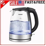Glass Tea Kettle Hot Water Electric, 1.7L W/ Led. Fixed Price $34.06.