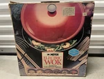 Meyer 14" Electric Wok Silverstone Non-stick Surface New Free Ship. Fixed Price $69.99.