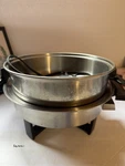 Townecraft Chef's Ware 11" Electric Skillet Stainless Oil Core 3 Qt Fry Pan Lid. Fixed Price $119.99.