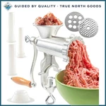 Manual Meat Grinder With Tabletop Clamp & 2 Cutting Disks For Sausage Making. Fixed Price $79.98.