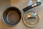 Cuisinart M5519-14BK Chefs Classic Qt Sauce Pot Small Kettle & Glass Lid 2-PC. Fixed Price $19.00.