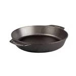 Lodge Cast Iron Baker's Skillet Seasoned Cookware Double Handle 10.25 Inch. Fixed Price $34.89.
