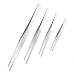 Leefone 4 Pcs Kitchen Food Tweezers, Stainless Steel Tongs Silver. Fixed Price $18.99.