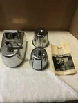 Vintage Oster Food Grinder Slicer Model 470-01 Parts Used. Fixed Price $30.00.