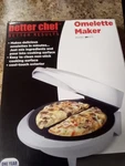 Better Chef Results Omelette Maker Model IM-475 White. Fixed Price $27.99.