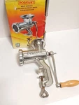 Porkert #8 Meat Grinder Made Czechoslovakia Cast Iron Box. Fixed Price $29.99.
