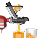 Masticating Juicer Attachment For Fit All Kitcehenaid Stand Mixer, Black. Fixed Price $71.23.