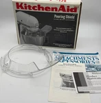 Kitchenaid Hinged Pouring Shield KPS2CL Stand Mixer Accessory New Nib. Fixed Price $34.95.