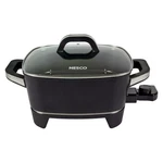 Nesco ES-12 Electric Skillet 12" Nonstick Deep Pan With Glass Lid, 1500W. Fixed Price $38.48.