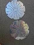 Hobart Pelican Slicer 9" Shredder Discs Plate Set (2) Unedge W. Germany. Fixed Price $180.00.