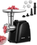 Electric Meat Grinder, Sausage Stuffer Maker Food With Blade & 3 Plates. Fixed Price $52.99.