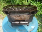 Vintage Early Birmingham Stove Works Cast Iron Sportsman Grill Restored Lodge. Fixed Price $225.00.