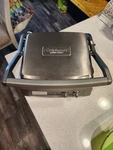 Cuisinart GR-150TK Griddler Deluxe Brushed Stainless Steel Panini Press. Fixed Price $47.99.