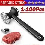 8.9-INCH Double-sided Stainless Steel Meat Tenderizer Steak Hammer Lot. Fixed Price $50.13.