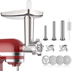 Metal Meat Grinder Attachment For Kitchenaid Stand Mixer,. Fixed Price $101.99.