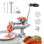 Vevor Manual Meat Grinder, 304 Stainless Steel #12, #12-TABLE Clamp. Fixed Price $135.51.