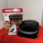 George Foreman GR136B Classic Black 2 Serving Panini Press Plate Grill Griddle. Fixed Price $13.44.
