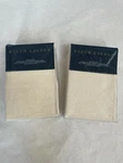 Ralph Lauren Standard Sham Weston Park Cream Linen Set. Fixed Price $69.99.