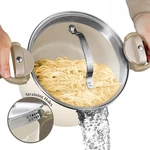 Gotham Steel 5 Qt Nonstick Pasta Pot With Strainer Lid & Twist Lock Handles,. Fixed Price $31.88.