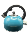 Mainstays 2.5L Whistling Kettle - Teal Blue Stainless Steel New With Tags. Fixed Price $10.39.