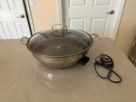 Cuisinart CSK-250 Greengourmet 14" Non-stick Electric Skillet W/ Glass Lid. Fixed Price $54.82.