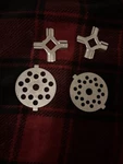 Antree Stainless Steel Meat Grinder Plate Discs/grinding Blades For Kitchena. Fixed Price $28.79.