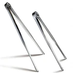 Couicgu Stainless Steel Kitchen Tongs 2 Set, Non-slip 14"L X 1.18"W, Silver. Fixed Price $13.99.