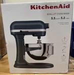 Kitchenaid Stand Mixer Bowl Lift 5.5 Quart Model KSM55SXXXAG - Agave. Fixed Price $279.00.