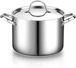 Cooks Standard 18/10 Stainless Steel Stockpot 8-QUART, Quarts, Silver. Fixed Price $104.75.