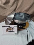 Cuisinart WOK-730 Electric Set With Lid, 2 Racks, Recipe Booklet, Manual. Fixed Price $46.99.