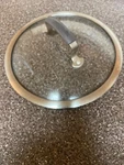 Epicurious Glass & Stainless Pan Pot Lid (inner Rim 9.25 D). Fixed Price $12.00.