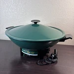 Vintage West Bend 6 Quart Electric Wok Green Model 79520 1988 - New No Box. Fixed Price $39.99.