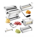 Cucinapro Manual Adjustable Pasta Maker Set Stainless Steel Attachments. Fixed Price $20.00.