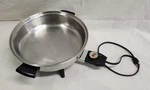 Vintage-amway Queen Model No #7453 Immersible Electric Fry Pan Heats Fast. Fixed Price $28.66.